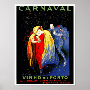 Pôster Anúncio de Porto do carnaval de Leonetto Cappiell