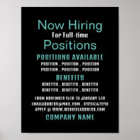 Anúncio de recrutamento de vagas de na moda empreg