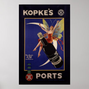 Poster Anúncio de última geração nas portas da Kopke