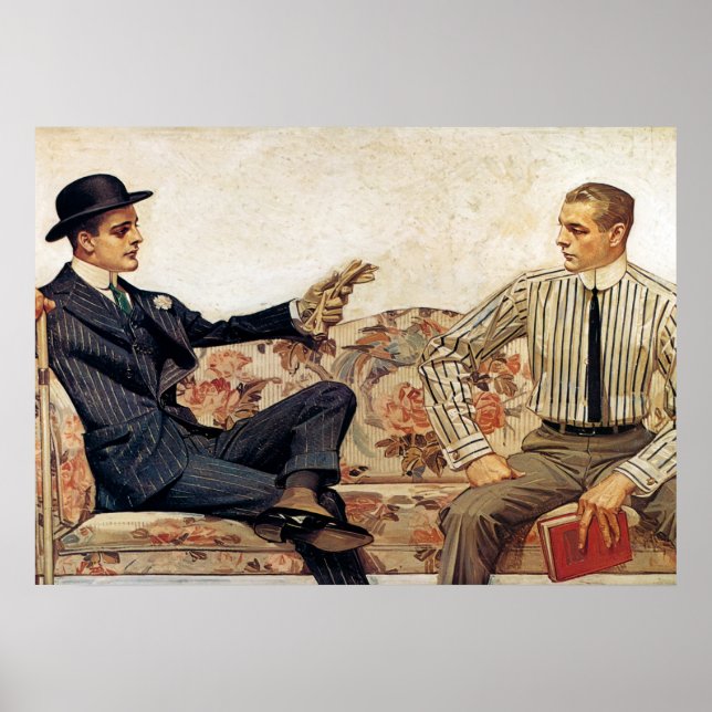 Poster Anúncio do Arrow Collar, 1912 por Leyendecker (Frente)