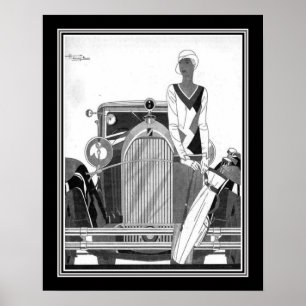 Poster Anúncio do Art Deco Talbot