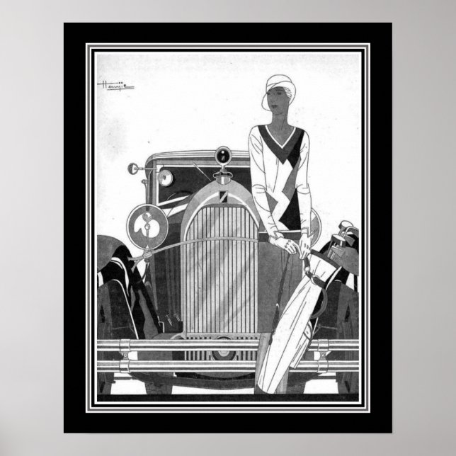 Poster Anúncio do Art Deco Talbot (Frente)