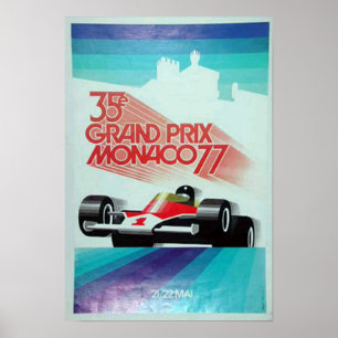 Pôster Anúncio do monico Grand prix
