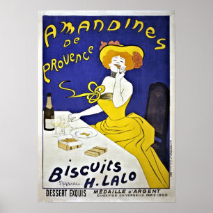 Pôster Anúncio dos biscoitos de Leonetto Cappiello do