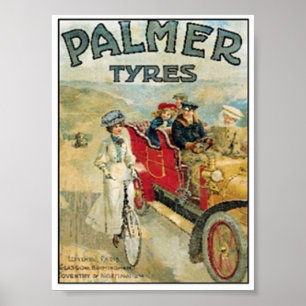 Pôster Anúncio dos pneus Palmer
