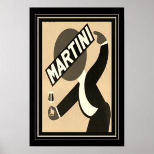 Poster Anúncio Martini 1938