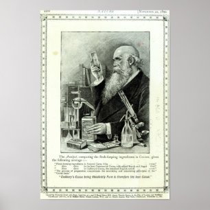 Poster Anúncio para o "Cacau de Cadbury"