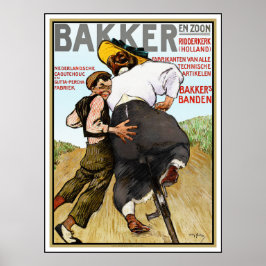 Poster Anúncio para picadas de borracha