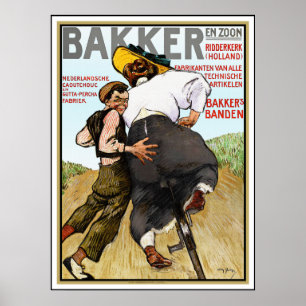 Poster Anúncio para picadas de borracha