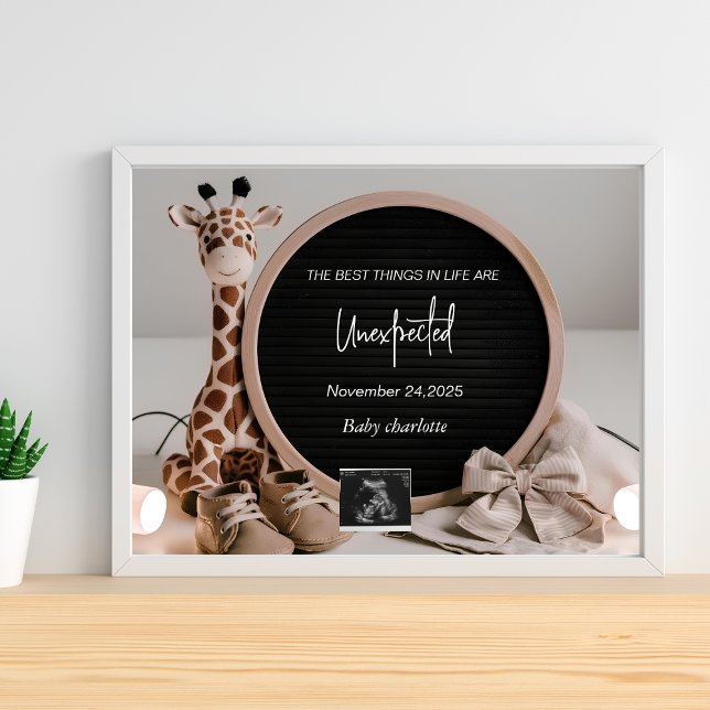 Poster Anúncio simples e simples de gravidez digital neur (Criador carregado)