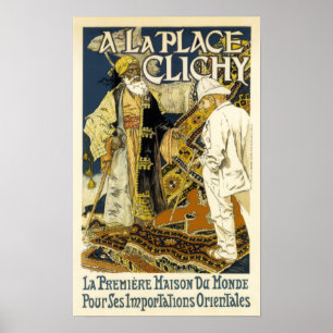 Pôster Anúncio Vintage Oriental Rug