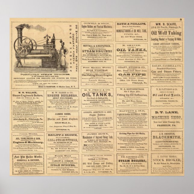 Pôster Anúncios (Frente)