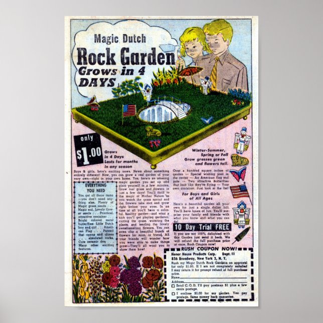 Poster Anúncios Vintage (Frente)