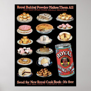 Poster Anúncios Vintage: Comida e bebida
