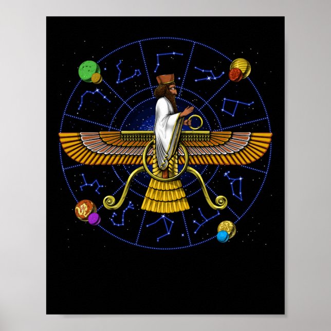 Poster Anunnaki Alienígena Deus (Frente)