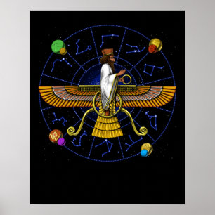 Poster Anunnaki Alienígena Deus