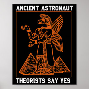 Poster Anunnaki Astronautas Teóricos Diz Sim Sumer