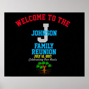 Poster Any Name Family Reunion with Any Date -
