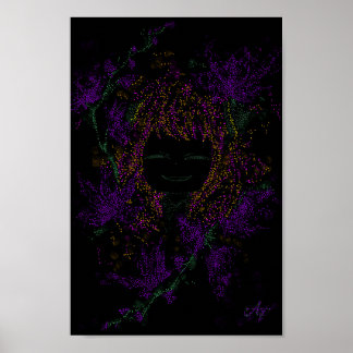 Poster Anya Forger (versão escura)