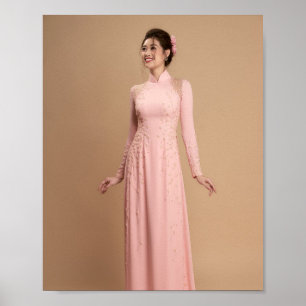 Poster Ao Dai — Vietname tradicional