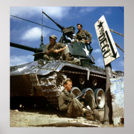 Pôster Ao longo da frente Naktong