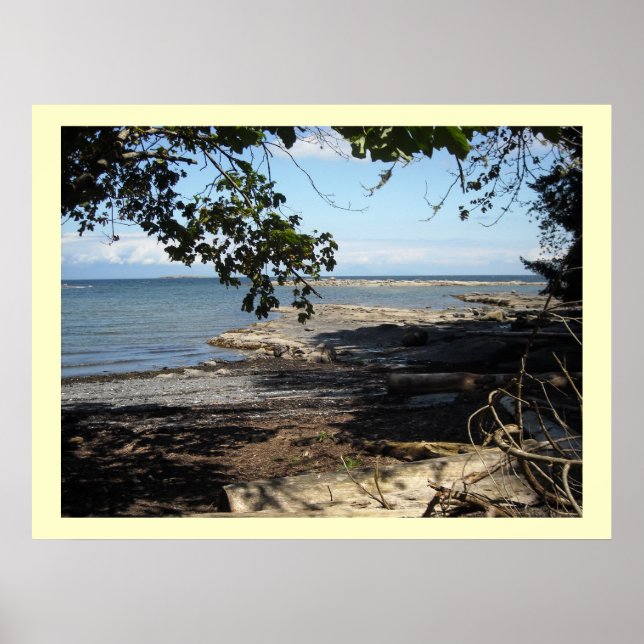 Poster Ao longo do oceano (Frente)