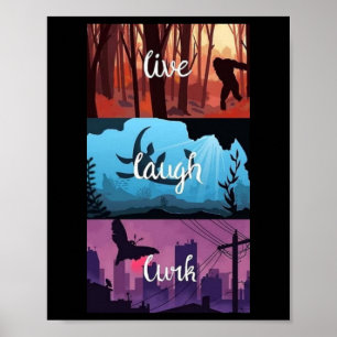 Poster Ao Vivo, Ria, Estilo Criptide Lurk