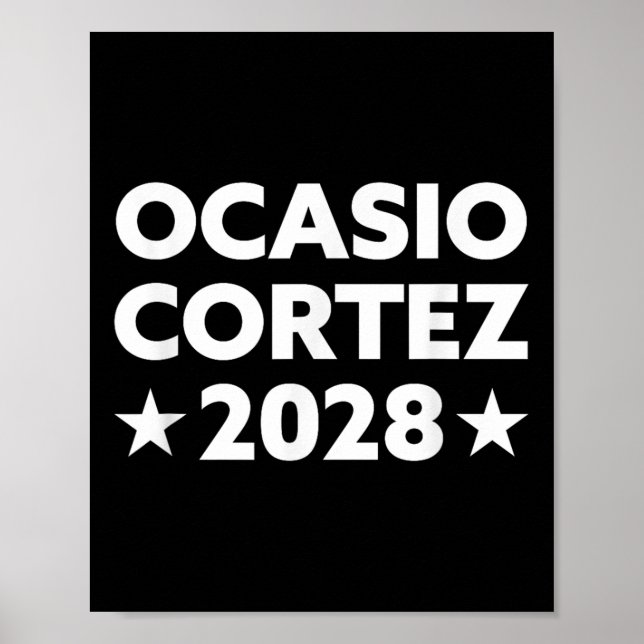 Poster Aoc 2028 - Ocasio Cortez 2028 (Frente)
