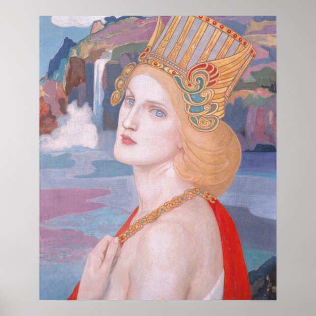 Poster Aoife, c. 1914 por John Duncan (Frente)