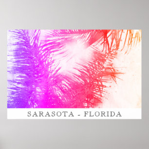 Poster *~* AP25 Viagem Exotic Palm Trees - Personalizar