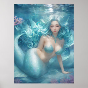Poster *~* AP60 Agua Deusa Fantasia Mar Sereia 11