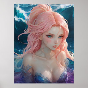 Poster *~* AP60 Agua Deusa Fantasia Mar Sereia 26