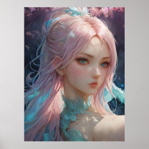 Poster *~* AP60 Agua Deusa Fantasia Mar Sereia 40