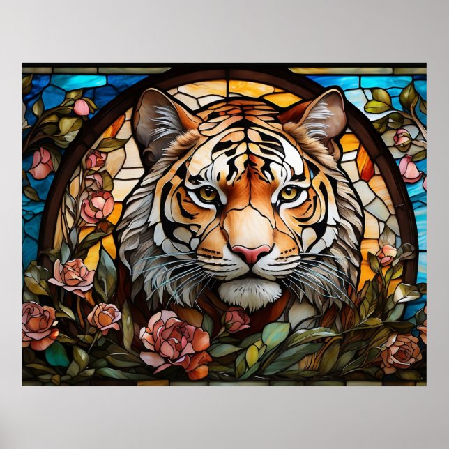 Poster *~* AP68 Fantasy 5:4 TIGER Vidro Arrependido Color (Frente)