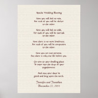 Apache Casamento Bênção 20x28 Faux Rustic Texturiz