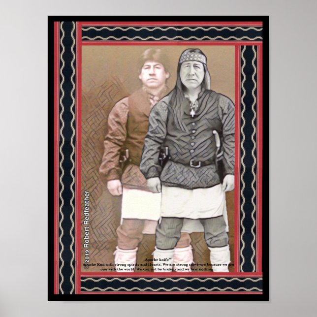 Poster Apache Knife ®️ ™️ 8 (Frente)