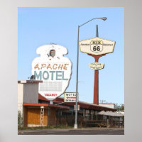 Apache Motel Sinal, Tucumcari, Novo México