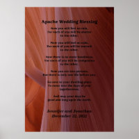 Apache Wedding Blush Canyon Foto 20x28 Matte