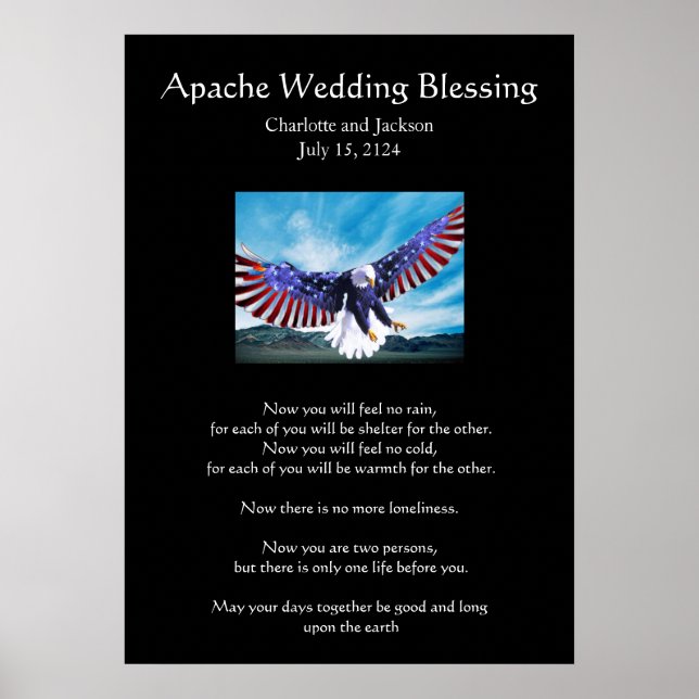 Poster Apache Wedding Blush Eagle 3 (Frente)