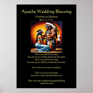 Poster Apache Wedding Blush Ojibwa Cheif