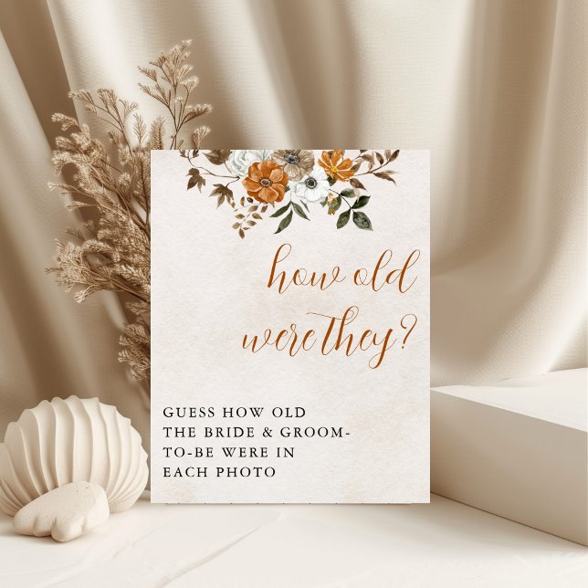 Poster Apaixonado | Quantos Anos Eles Tinham Chá de panel (Criador carregado)