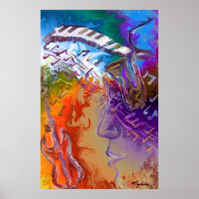 Pôster Apaixonados por Música (Frente)