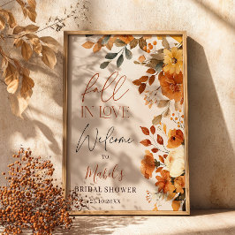 Poster Apaixonar-Se Por Aquarela Russo Bridal Bem-Vindo