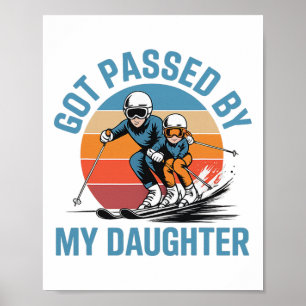 Poster Apanhado Pelo Pé pela Minha Filha Pai Divertido de