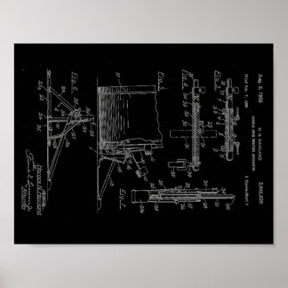 Pôster Aparelho de batimento do tambor duplo pg 2