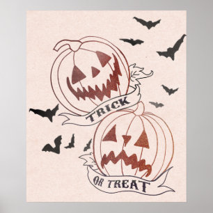 Poster Aparência das bombas de halloween