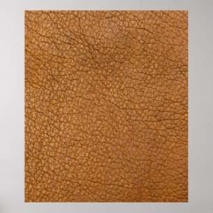 Poster aparência de couro falso