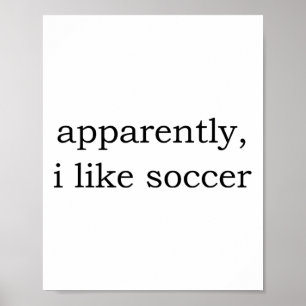 Poster Aparentemente Eu Gosto de Futebol _8
