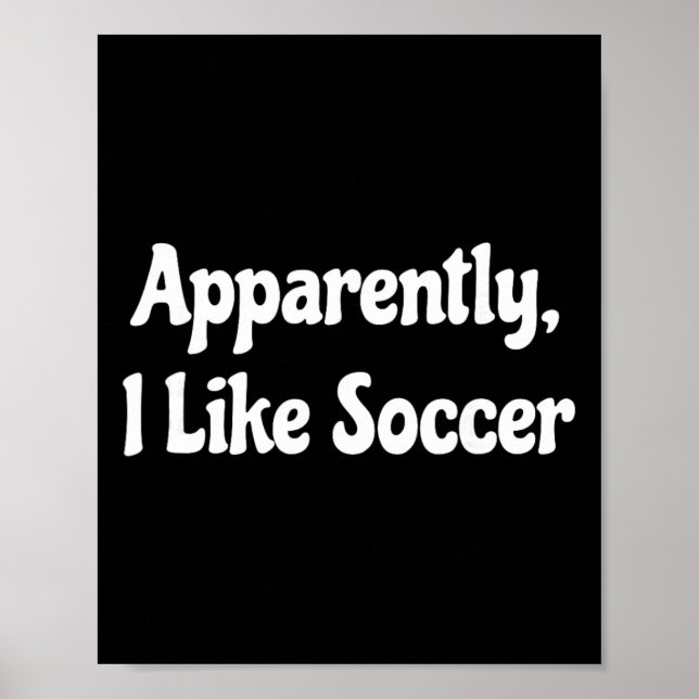 Poster Aparentemente Eu Gosto de Futebol, Temporada de Fu (Frente)