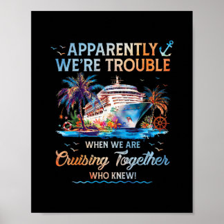 Poster Aparentemente Somos Problemas Quando Estamos Cruze